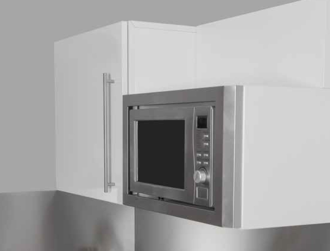 Armario de pared con microondas H720 1 - Bricolaris Armario de pared con microondas H720