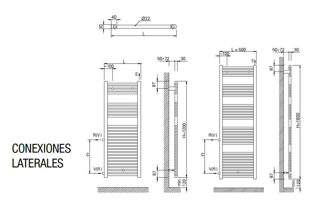 Radiador ZETA-Renova de 1200x500mm 2 - Bricolaris Radiador ZETA-Renova de 1200x500mm - Imagen 2