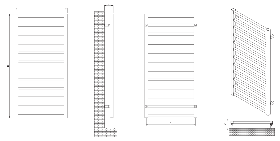 Radiador Karnat de 1000x500mm 3 - Bricolaris Radiador Karnat de 1000x500mm - Imagen 3