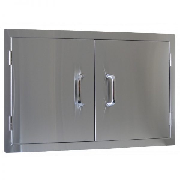 Módulo encastrable para cocinas de exterior. Doble puerta de Inox - Imagen 5