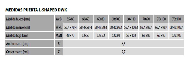 Puerta para aprovechamiento de espacios DWK 3 - Bricolaris Puerta para aprovechamiento de espacios DWK - Imagen 3