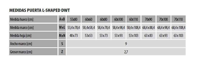 Puerta para aprovechamiento de espacios DWT Termoaislante 2 - Bricolaris Puerta para aprovechamiento de espacios DWT Termoaislante - Imagen 2