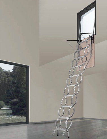 Escalera escamoteable de pared ZX-pared