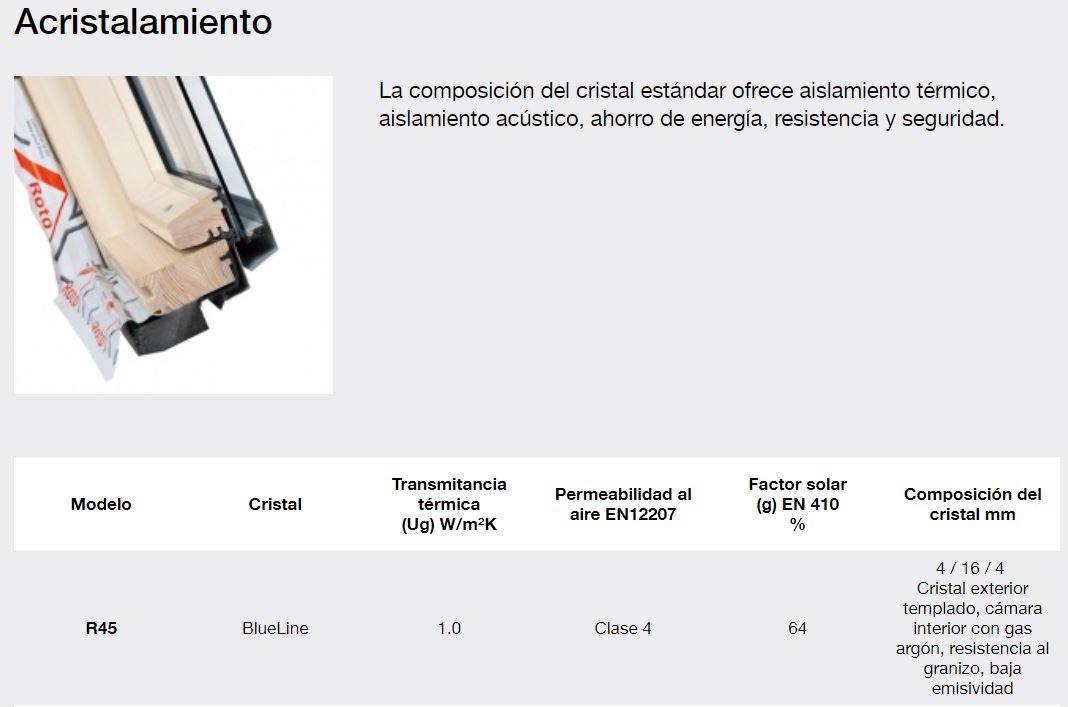 Ventana para tejado de apertura pivotante modelo Roto Designo R45 - Imagen 8